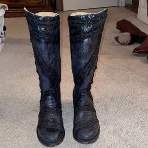 Corral tall black riding boots size 7.5